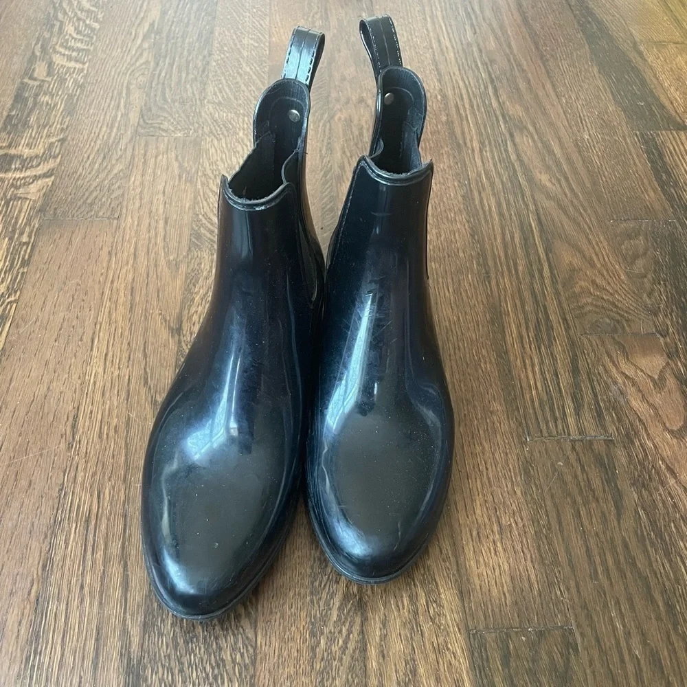 Sam edelman black rain boots